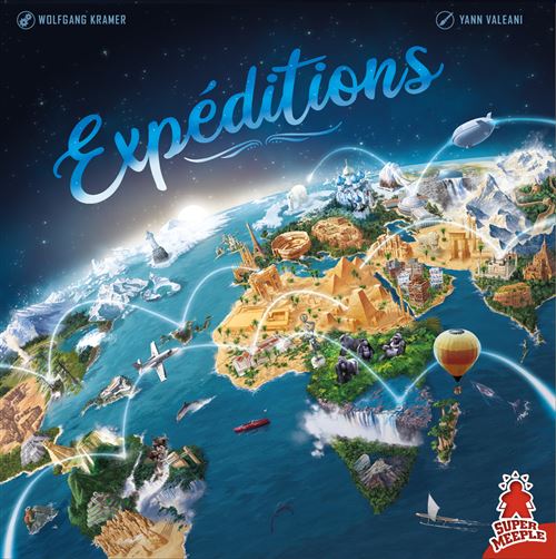 Jeu De Stratégie Super Meeple Expéditions Autour Du Monde
