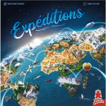 Jeu de stratégie Super Meeple Expéditions Autour du Monde