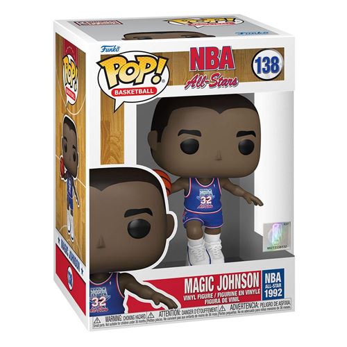 Figurine Funko Pop NBA Legends Magic Johnson Blue All Star Uni 1991