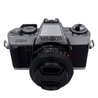 Lot Ancien Minolta EG-1 : Appareil Photo Compact Avec Flash Et étui (Très Bon état)
