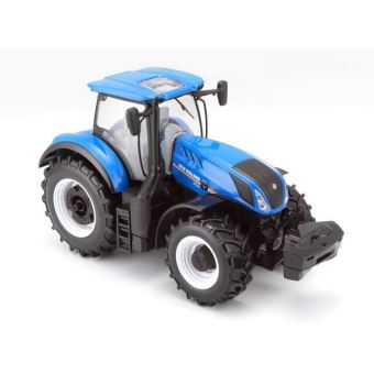 Tracteur New Holland Bburago 1/32 Collection Ferme Bleu et Noir