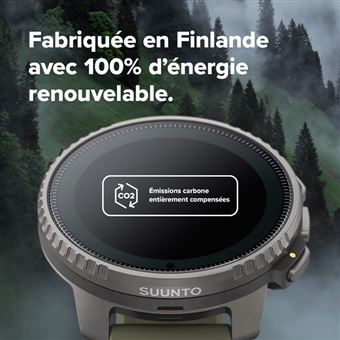 Montre connectée Suunto Vertical Black Ruby avec bracelet silicone Noir et Rouge