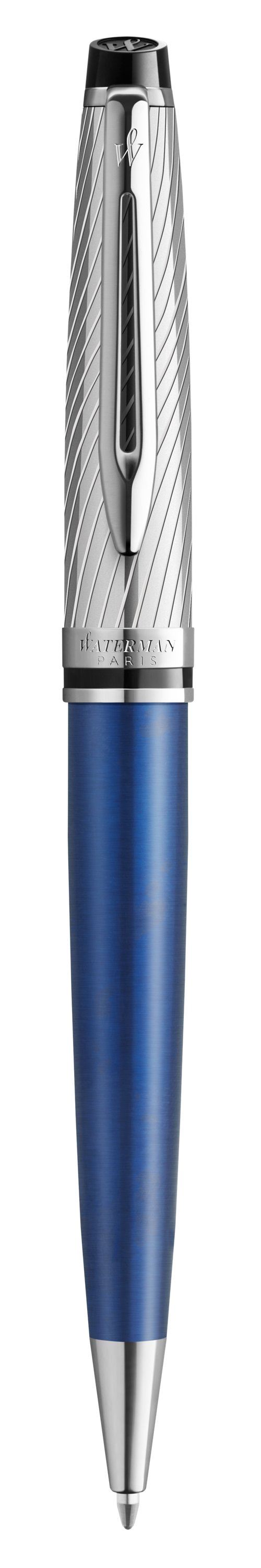 Kugelschreiber Waterman Expert metallic Blue CT mittel