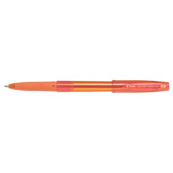 Stylo à bille Pilot Super Grip G Néon Orange