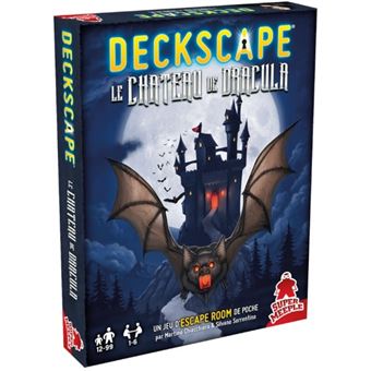 Jeu d'escape game Super Meeple Decksape Le château de Dracula