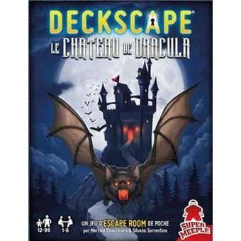 Jeu d'escape game Super Meeple Decksape Le château de Dracula