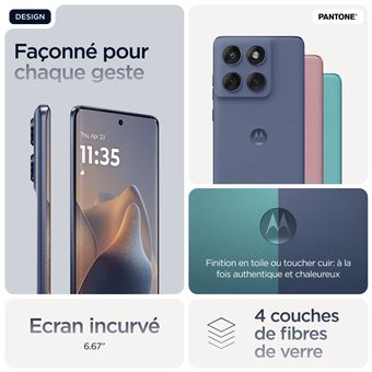 Smartphone Motorola Edge 60 Fusion 6,67" 5G Double SIM 256 Go Pantone Slipstream