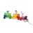 Train Géant Multicolor Zigolos - Jeu D'éveil Janod - Boutique BCD JEUX