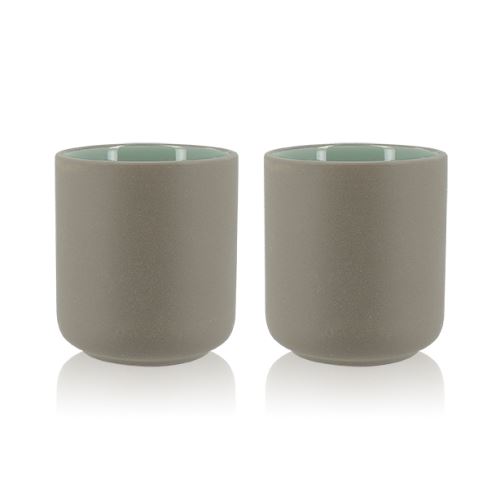 Coffret de 2 mugs Ogo Outo 27 cl Gris