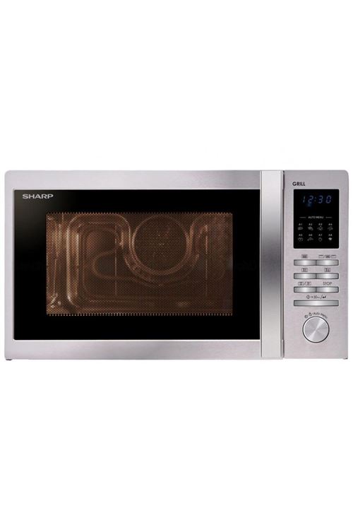 Sharp Inox R-722Stwe - Four Micro-Ondes Grill - 25 Litres - 900 Watt - Acier Ydable