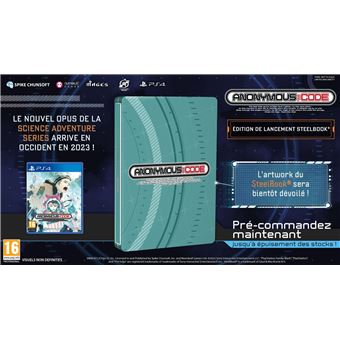 Anonymous Code SteelBook Launch Edition pour PS4