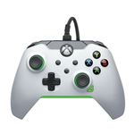 Manette filaire Pdp pour Xbox et PC Blanc fluo