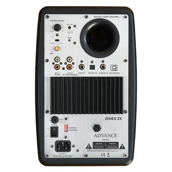 Enceintes connectées Hi-Fi Advance Paris Zeneo ZX Bluetooth Hêtre Vendues par paire