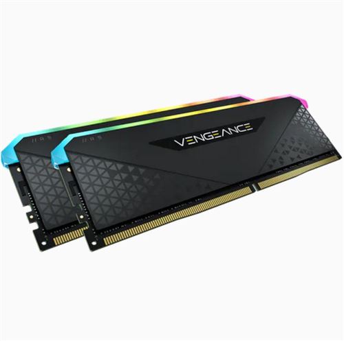 Barrette mémoire RAM Corsair 16 Go (kit de 2 x 8 Go) DDR4 noir