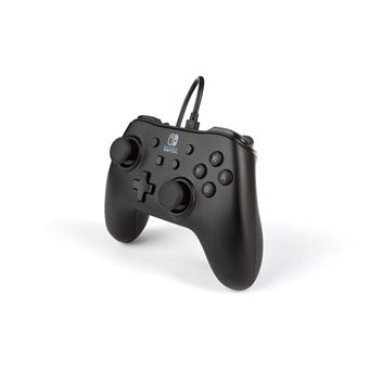 Manette filaire PowerA pour Nintendo Switch Noir