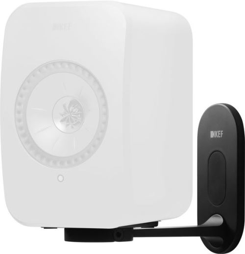 KEF LSX & LSX II B1 - Supporto da parete, Colore: Nero
