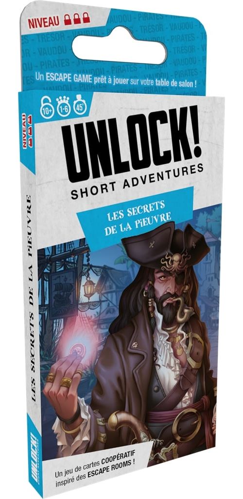 Jeu d'ambiance Asmodee Unlock! Short adventure 6 : Les secrets de la pieuvre