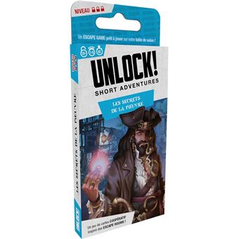 Jeu d'ambiance Asmodee Unlock! Short adventure 6 : Les secrets de la pieuvre