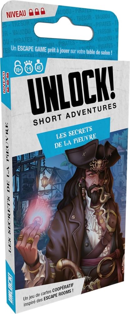 Jeu d'ambiance Asmodee Unlock! Short adventure 6 : Les secrets de la ...