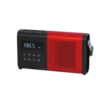 Radio Schneider Movimo Rouge et Noir