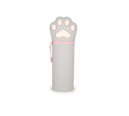 Legami Gris Et Rose Trousse Patte De Chat