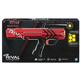 Nerf Rival Apollo XV-700 et Billes en Mousse Nerf Rival Officielles Rouge - 1