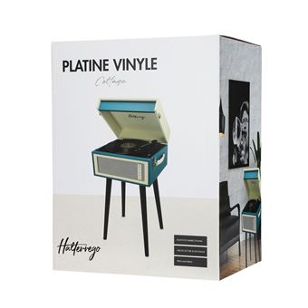 Platine vinyle Halterrego Cottage Bleu Canard
