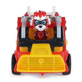 Paw Patrol – Pack 3 Véhicules à Rétro Friction – Chase, Marcus, Stella – 7,6 Cm – Dès 3 Ans – Figurines Collection – Aventure Motorisée