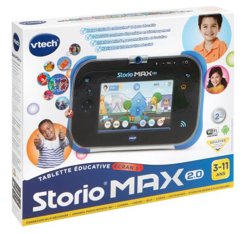 Tablette VTech Storio Max 2.0 5'' Bleue - Tablettes educatives