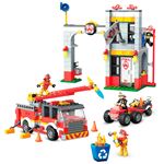 Jeu de construction Mega Bloks Caserne de pompiers