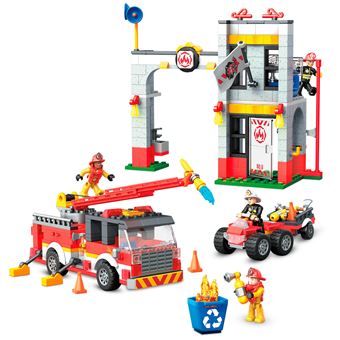 Jeu de construction Mega Bloks Caserne de pompiers