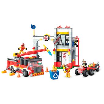 Jeu de construction Mega Bloks Caserne de pompiers
