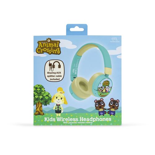 Jeu éducatif et électronique Otl Animal Crossing Kids Wireless Headphones