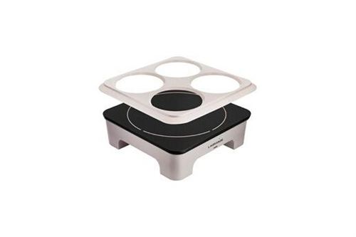 Crêpière Lagrange Crêpe Créativ' Duo 2000 W Noir et Gris