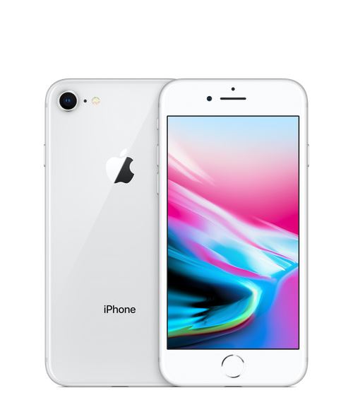 Apple iPhone 8 - 4G smartphone / Internal Memory 128 Go - Écran LCD - 4.7 - 1334 x 750 pixels - rear camera 12 MP - front camera 7 MP - argent