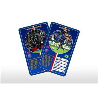 Jeu de cartes Top Trumps PSG