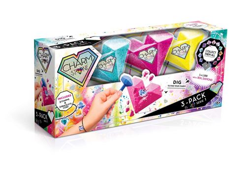 Pack de 3 bracelets Charm Stone