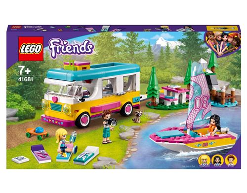 LEGO® Friends 41681 Le camping-car et le voilier de la forêt