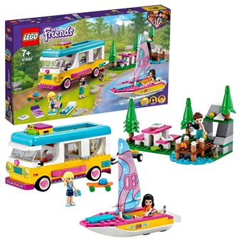 LEGO® Friends 41681 Le camping-car et le voilier de la forêt