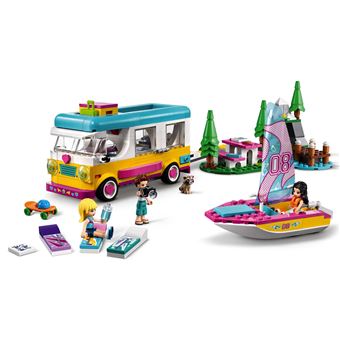 LEGO® Friends 41681 Le camping-car et le voilier de la forêt
