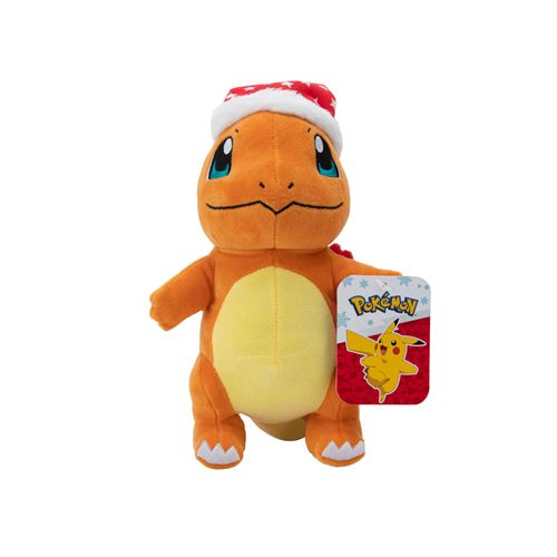 Peluche Pokémon Seasonal Holiday Pikachu with Santa Hat W4 - vue 4