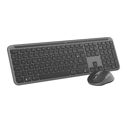 Ensemble clavier Azerty et souris sans fil Logitech MK950 Signature Slim Graphite