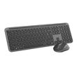 Ensemble clavier Azerty et souris sans fil Logitech MK950 Signature Slim Graphite