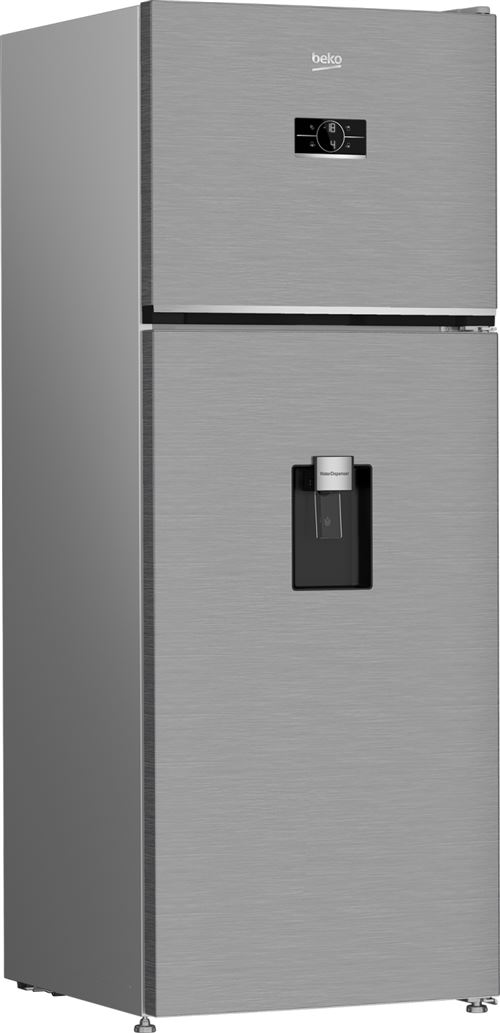 Refrigerateur Pose Libre Double Porte Neo Frost E 477 Litres Compartiment Everfresh+ Metal Brosse