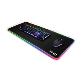 Tapis de souris XXL RGB Alpha Omega Players Noir