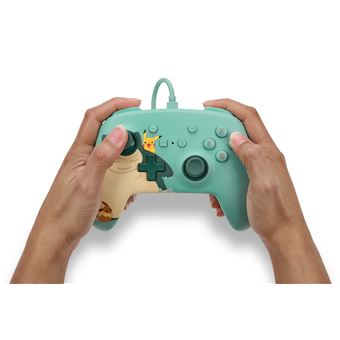 Manette filaire améliorée pour Nintendo Switch PowerA Pokémon Snorlax et ses amis