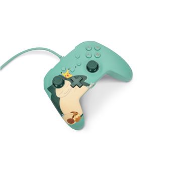 Manette filaire améliorée pour Nintendo Switch PowerA Pokémon Snorlax et ses amis