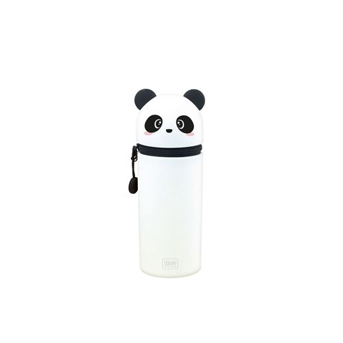 Trousse en Silicone Souple Legami Panda Blanc et Noir