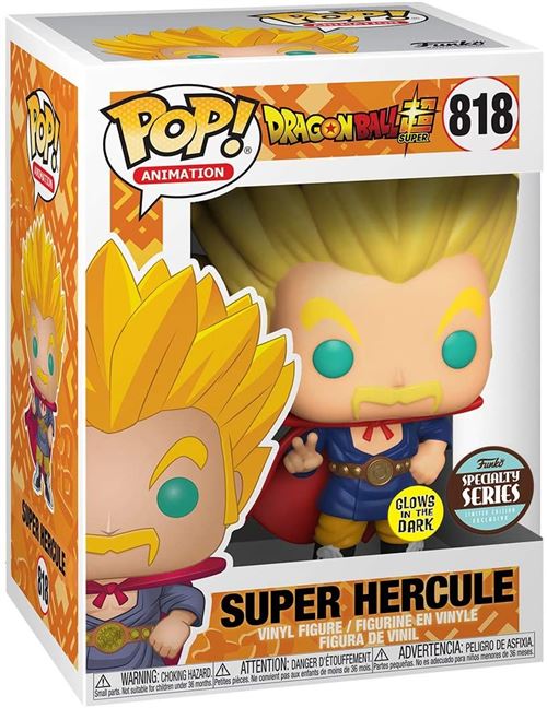 Figurine Funko Pop Animation Dragon Ball Super Glows in the dark Super Hercule