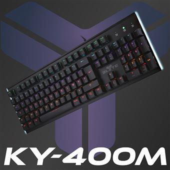 Clavier Gaming mécanique Elyte KY-400M Noir